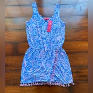 Lilly Pulitzer “Jarrett” Romper in Boac Blue
